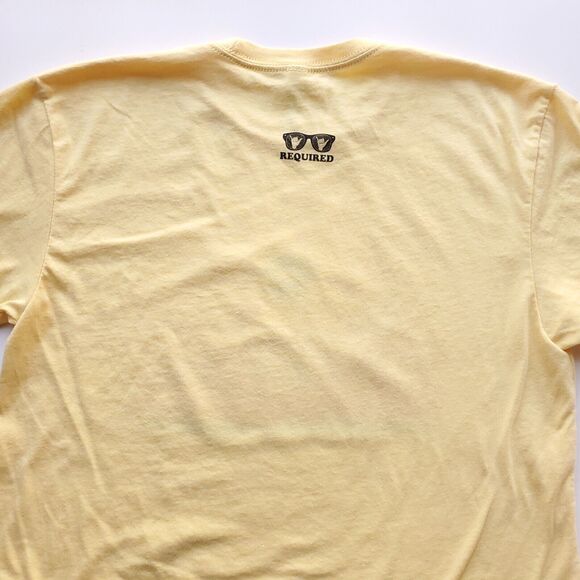 Watermans Brewing Co T Shirt Medium Abundant Sunshine IPA Retro Yellow NC Coast - Picture 8 of 13